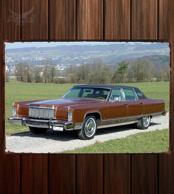 Металлическая табличка Lincoln Continental Town Car Металлическая табличка Lincoln Continental Town Car